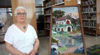 Kırık camları sanat eserine dönüştürüyor