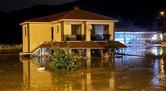 Taraklı'da sağanak etkili oldu