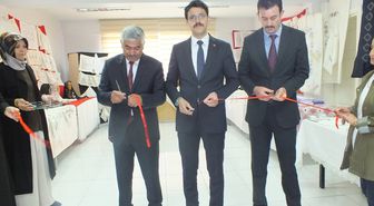 Ulaş'ta el sanatları sergisi açıldı