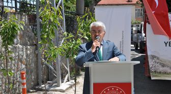 Akşehir'de kiraz fidanı dağıtıldı
