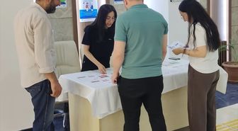Ankara Adliyesi'nde Uzlaştırma Haftası kapsamında vatandaşlar bilgilendirildi