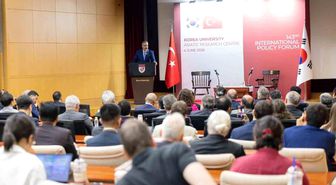 Bakan Fidan, Kore Üniversitesi'nde 143. Uluslararası Politika Forumu'nda hitapta bulundu