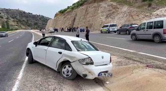 Besni'de otomobiller çarpıştı: 2 yaralı