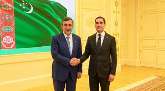 Cumhurbaşkanı Yardımcısı Yılmaz, Türkmenistan Devlet Başkanı Berdimuhamedov ile görüştü