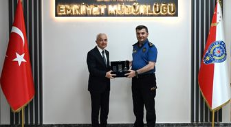 Kırklareli Valisi Turan, Edirne Emniyet Müdürü Ayhan'ı ziyaret etti