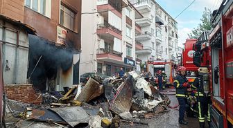 Kocaeli'de yumurta deposunda çıkan yangın söndürüldü