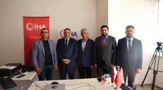Rektör Gürel'den İHA'ya ziyaret