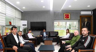 Şampiyon sporculardan Kabakcı'ya ziyaret
