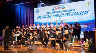 Tazelenme Üniversitesi Korosundan 'Erzincan Türküleri' konseri