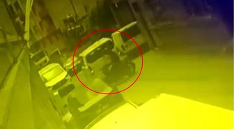 Tekirdağ'da görünmez kaza kamerada: Motosiklet sürücüsü küplere bindi