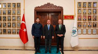 Terör Gazisi Abbas Gündüz, Erzincan Valisi Hamza Aydoğdu'yu Ziyaret Etti