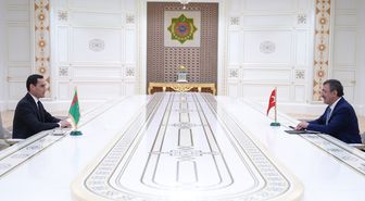 Türkmenistan Devlet Başkanı Berdimuhammedov, Cumhurbaşkanı Yardımcısı Yılmaz'ı kabul etti