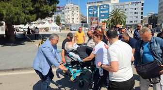 Yaya geçidinden geçen vatandaşa otomobil çarptı: 1 yaralı