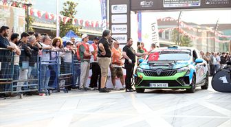 50. Yeşil Bursa Rallisi öncesi start seremonisi yapıldı