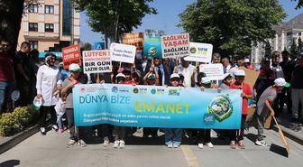 Amasya'da 'Çevreye Saygı' yürüyüşü yapıldı