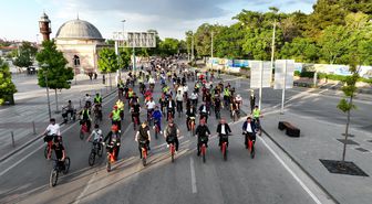 Avrupa Bisiklet Başkenti Konya’da Şehir Merkezi Ve 28 İlçede Aynı Anda Binlerce Bisikletsever Pedal Çevirdi