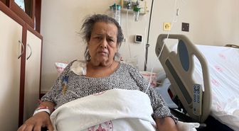 Aydın'da bir kişinin vücudundaki 40 kilogramlık kitle ameliyatla alındı