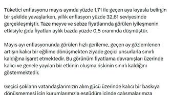 Cevdet Yılmaz: Dezenflasyon sürecini sürdürmeyi hedefliyoruz