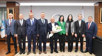 Çevre, Şehircilik ve İklim Değişikliği İl Müdürü Öztürk'ten Başkan Büyükkılıç'a ziyaret