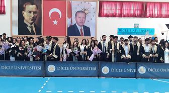 Dicle Üniversitesi BESYO mezunlarını verdi