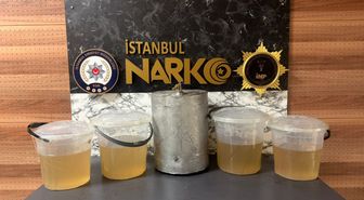 Güngören'de uyuşturucu operasyonu: 40 kilo sıvı metamfetamin ele geçirildi