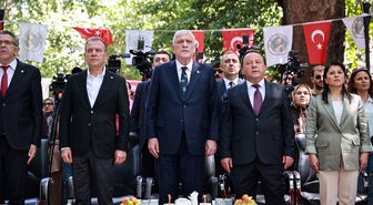 İYİ Parti Genel Başkanı Dervişoğlu, Karacaoğlan Kayısı, Kültür ve Sanat Festivali'ne katıldı