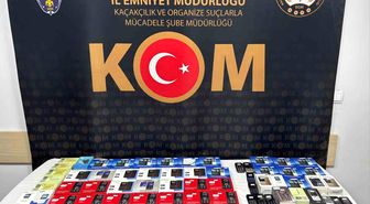 Kastamonu'da 102 adet kaçak cep telefonu ele geçirildi