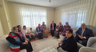 Kaymakam Kadir Perçi ev ziyaretlerine devam ediyor