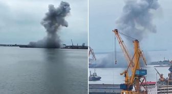 Savaşın gölgesi Karadeniz'e düştü! Limanda esrarengiz patlama