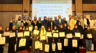 Kütahya'da 'Çocuk İlmihali Bilgi Yarışması' tamamlandı