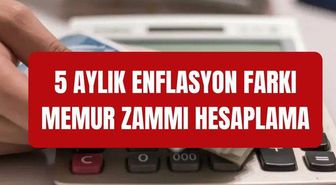 MEMUR ZAMMI HESAPLAMA: 5 aylık enflasyon farkı ile memur ve memur emeklisi maaşı zammı ne kadar olacak, en düşük memur maaşı kaç TL olacak?