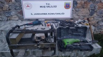Muş'ta kaçak kazı yapan 3 zanlı gözaltına alındı