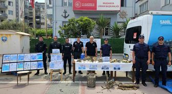 Polis bu kez mavi vatan için temizlik operasyonu yaptı
