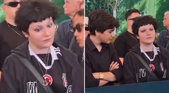 Reha Muhtar'ın cenazesinde dikkat çeken anlar! Poyraz Mina'yı dürterek uyardı
