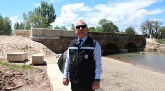Sivas'taki tarihi Tecer köprülerindeki restorasyon çalışmalarında sona gelindi