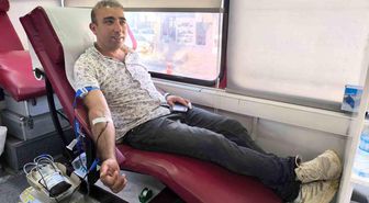 Şuhut'ta kan bağışı kampanyasına yoğun ilgi