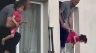3 yaşındaki kızını rehin alan baba vurularak etkisiz hale getirildi