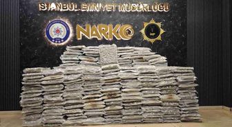 Arnavutköy'de uyuşturucu operasyonu: 398 kilo skunk ele geçirildi