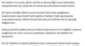 Bakan Göktaş: Kadını küçümseyen ifadeler hiçbir gerekçeyle meşrulaştırılamaz
