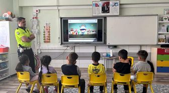 Bilecik'te öğrencilere trafik eğitimi verildi
