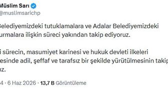 CHP'li Sarı: Buca ve Adalar belediyelerimizdeki süreci yakından takip ediyoruz