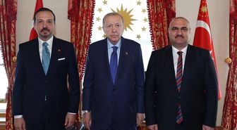 Erdoğan Kerkük Valisi Ağa’yı kabul etti