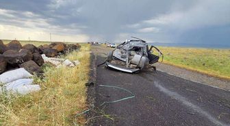 Diyarbakır'da takla atan otomobildeki 1 kişi öldü, 3 kişi yaralandı