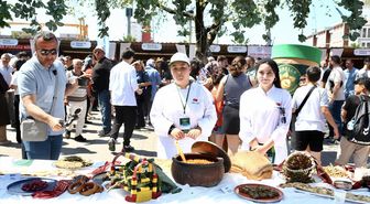 Giresun'un 'yeşil lezzetleri' gastronomi festivalinde tanıtıldı
