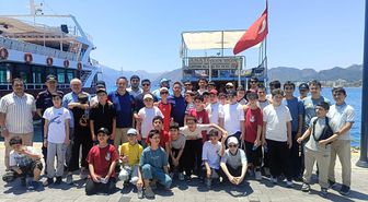 İstanbul'dan gelen hafızlık kursu öğrencileri Marmaris'i ziyaret etti