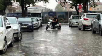 Kayseri'de sağanak etkili oldu