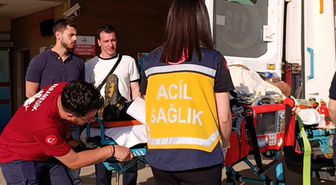 İnegöl'de Kiraz Toplarken Ağaçtan Düşen Kişi Ağır Yaralandı