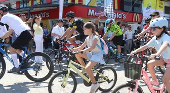Marmaris sokakları Tour de France ile renklendi