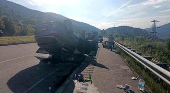 Tokat'ta takla atan otomobildeki 1 kişi öldü, 5 kişi yaralandı