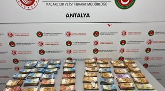 Antalya Havalimanı'nda bebek bezine gizlenmiş 381 bin avro ele geçirildi